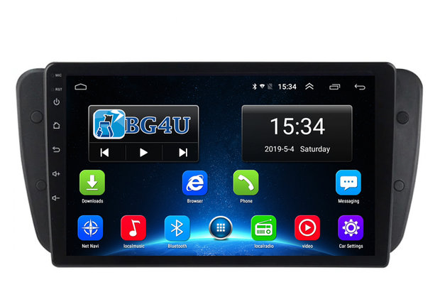 Navigatie radio Seat Ibiza 6J 2009-2013, Android, Apple Carplay, 9 inch scherm, GPS, Wifi, Mirror link, Bluetooth