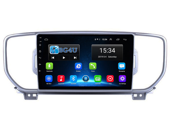 Navigatie radio Kia Sportage 2016-2018, Android OS, Apple Carplay, 9 inch scherm, Canbus, GPS, Wifi, Mirror link, OBD2, Bluetoo