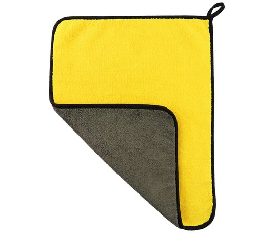 Micro Fiber Doek - Microvezel Handdoek - Auto Droog Doek - Microvezeldoeken - 600 GSM - Geel