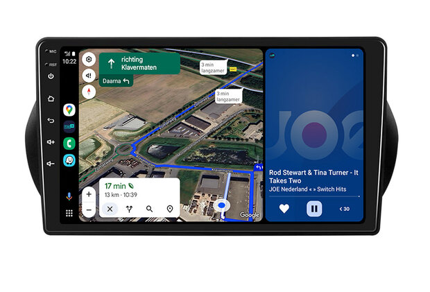 Android navigatie radio Fiat Fiorino, Fiat Qubo, Citroën Nemo & Peugeot Bipper 2008-2017