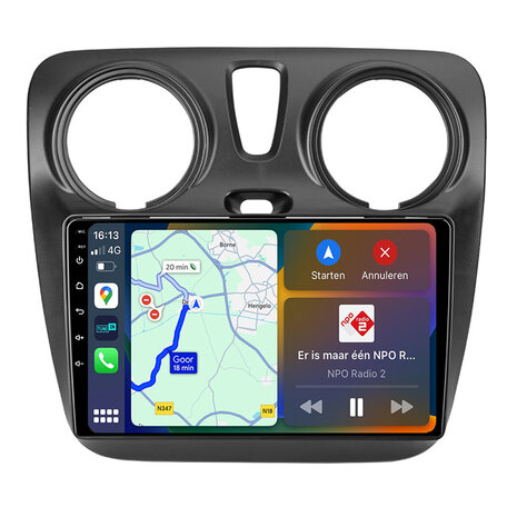 Android navigatie radio Dacia Dokker 2012-2021