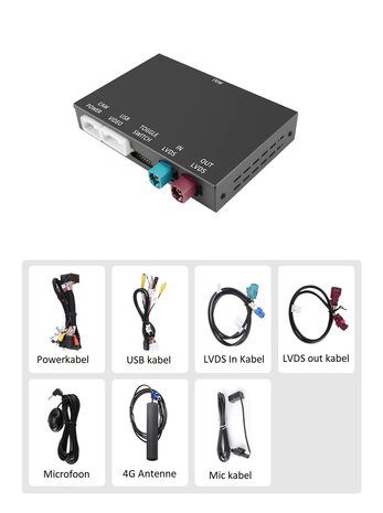 BMW Draadloze Apple Carplay & Android Auto module BMW EVO Systeem | BMW Interface Navigatie uitbreiding EVO Systeem Draadloos | Behoud origineel scherm en functies