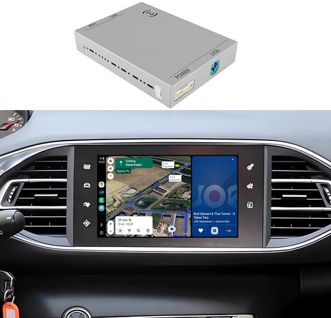Peugeot Citroen Draadloze Apple Carplay & Android Auto module PSA SMEG & MRN Systeem