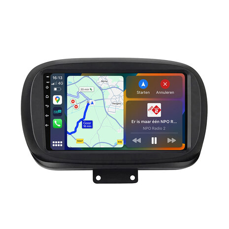 Android navigatie radio Fiat 500X 2015-2020