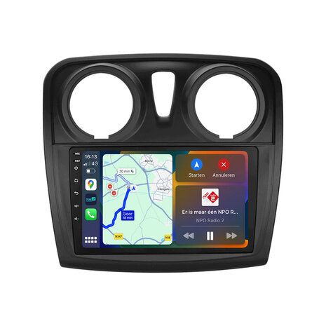 Android navigatie radio Dacia Sandero Logan 2013-2019