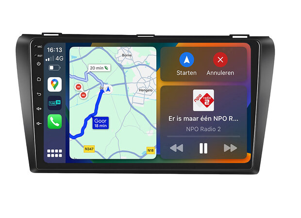 Android navigatie radio Mazda 3 2004-2009