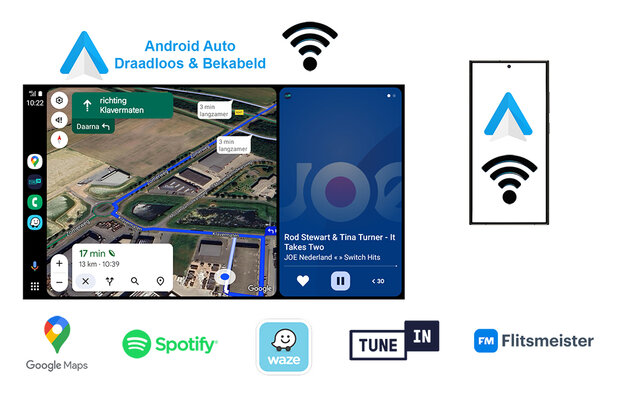 Android navigatie radio Honda Jazz Auto Climate 2002-2008, Android OS, Apple Carplay, Android Auto, Draadloos, GPS, Wifi, Bluetooth, 9 inch touchscreen