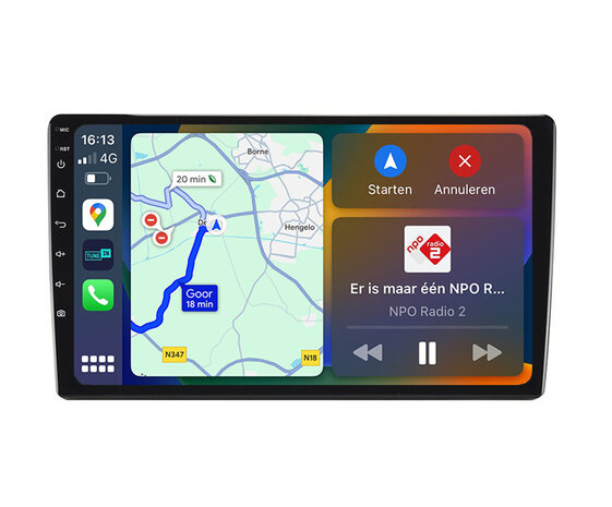 Android navigatie radio Dacia Duster 2014-2018 Apple Carplay Android Auto