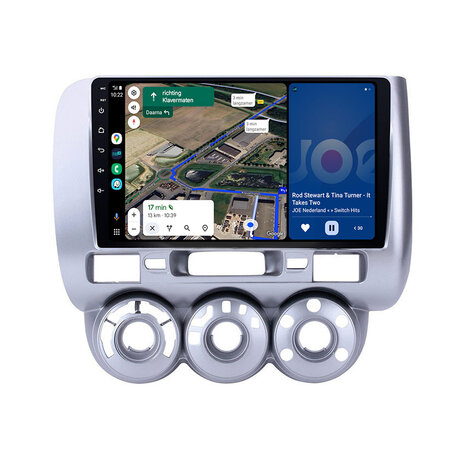 Android navigatie radio Honda Jazz 2002-2008 Manual Airco Apple Carplay Android Auto