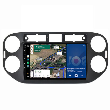 Android navigatie radio met Apple Carplay & Android Auto Draadloos & Bekabeld VW Tiguan