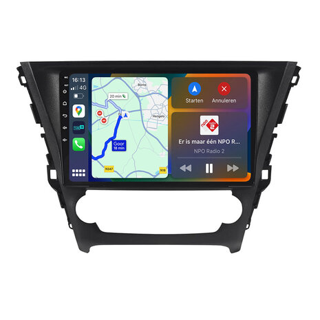Android navigatie radio met Apple Carplay & Android Auto Draadloos & Bekabeld Toyota Avensis