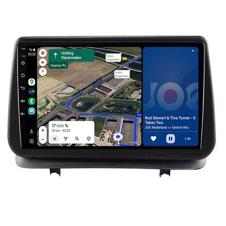 Android navigatie radio met Apple Carplay & Android Auto Draadloos & Bekabeld Renault Clio 3
