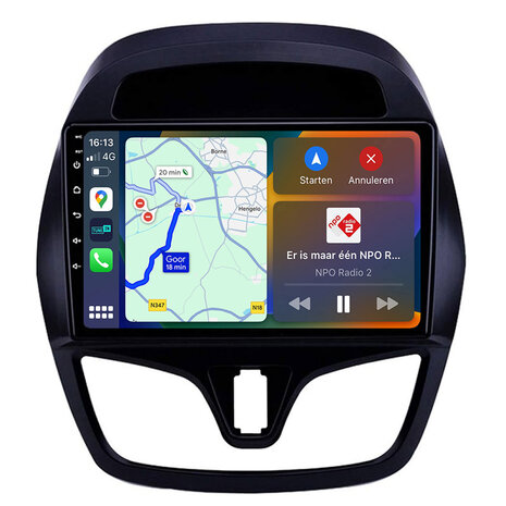 Android navigatie radio met Apple Carplay & Android Auto Draadloos & Bekabeld Chevrolet Spark