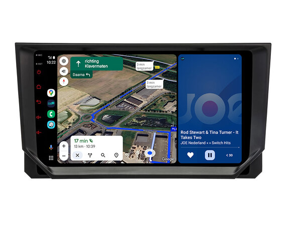 Android navigatie radio met Apple Carplay & Android Auto Draadloos & Bekabeld Seat Ibiza 2017+ type 6F