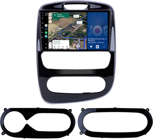 Android navigatie radio met Apple Carplay & Android Auto Draadloos & Bekabeld Renault Clio 4