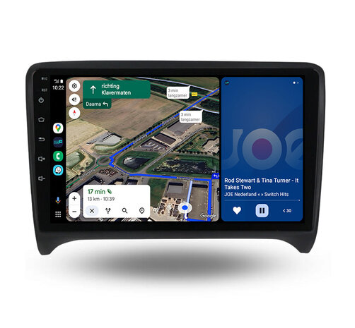 Android navigatie radio met Apple Carplay & Android Auto Draadloos & Bekabeld Audi TT MK2