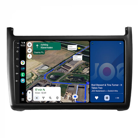 Android navigatie radio met Apple Carplay & Android Auto Draadloos & Bekabeld VW Polo 6R
