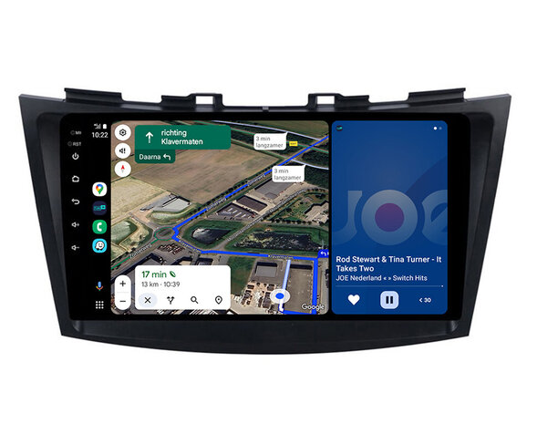 Android navigatie radio met Apple Carplay & Android Auto Draadloos & Bekabeld Suzuki Swift