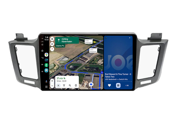 Android navigatie radio met Apple Carplay & Android Auto Draadloos & Bekabeld Toyota RAV4