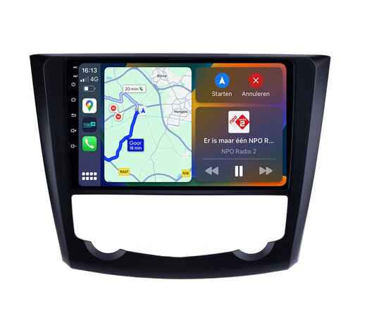 Android navigatie radio met Apple Carplay & Android Auto Draadloos & Bekabeld Renault Kadjar