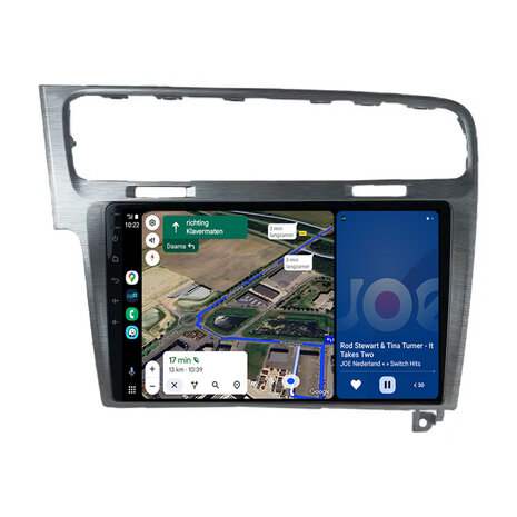 Android navigatie radio met Apple Carplay & Android Auto Draadloos & Bekabeld VW Golf 7