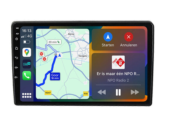 Android Navigatie Radio met Apple Carplay & Android Auto Draadloos & Bekabeld Hyundai i40