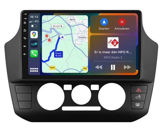Android Navigatie Radio met Apple Carplay & Android Auto Draadloos & Bekabeld Volkswagen VW Up 2018+