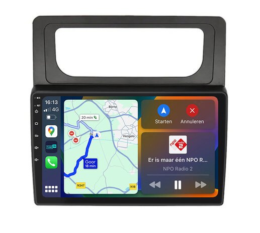 Android Navigatie Radio met Apple Carplay & Android Auto Draadloos & Bekabeld Volkswagen VW Caddy