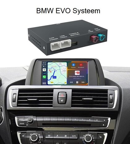 Draadloze Apple Carplay & Android Auto module BMW EVO Systeem