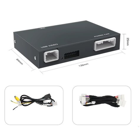 Toyota Apple Carplay Box Android Auto Module - Draadloze Interface uitbreiding Entune 2.0 en Touch 2 Systeem - Integratie met O