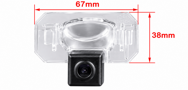 Achteruitrijcamera Honda CR-V Jazz Accord HR-V - Kentekenverlichting Full HD Camera - Fisheye - 170 graden kijkhoek -  AHD - IP