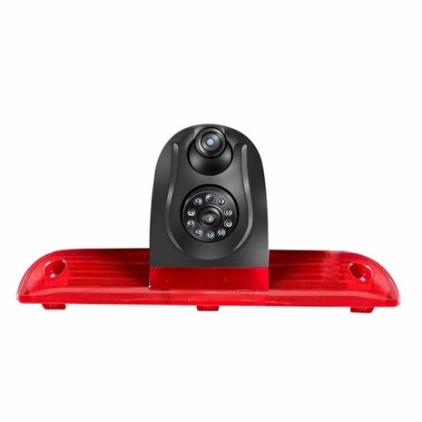 Dubbele Achteruitrijcamera Fiat Ducato Camper / Peugeot Boxer / Citro&euml;n Jumpy 2006-2021 - 3e Derde Remlicht HD Camera Du