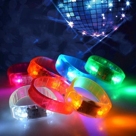 terugtrekken hypotheek veiling LED Disco Armband | Muziek activerende LED Armband | Sound Control LED | LED  Verlichting Glow in the Dark op Maat met de Muziek - Bestgadgets4u