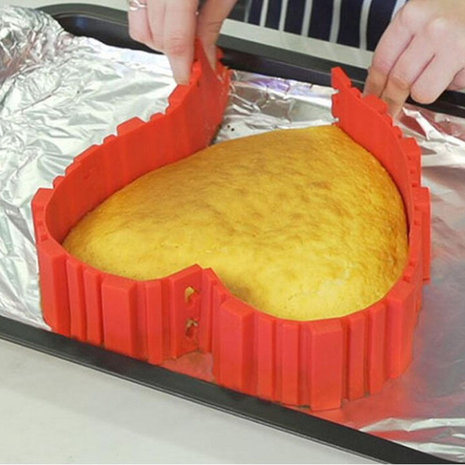 Magic Snake Cake Vorm | Flexibele Siliconen Bakvorm Multifunctioneel | Bak Vorm in verschillende Stylen | Cake Vorm 4 stuks 
