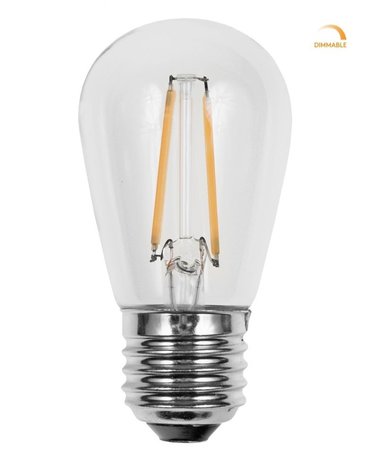 verkiezen naar voren gebracht Arbitrage 3x Retro LED Filament Lamp E27 fitting | Vintage Warm Wit 2700K 2 Watt  Dimbaar | Retro LED Bulb | Set van 3 of 6 stuks - Bestgadgets4u