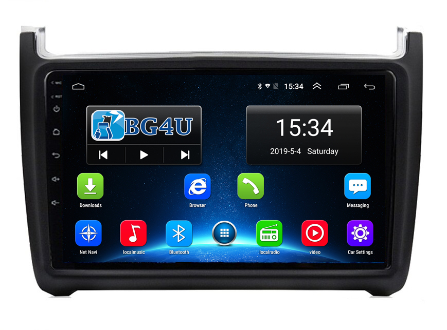 Navigatie radio VW Volkswagen Polo 2009-2017, Android OS, Apple Carplay, 9  inch scherm, Canbus, GPS, Wifi, OBD2, Bluetooth, 3G/4G - Bestgadgets4u