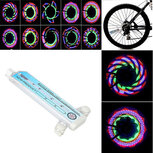 Multi LED Spaakverlichting XXL | 32 LED Lampen Fietsverlichting | 32 Verschillende Patronen Extra Groot Multi LED Spaakverlichting XXL | 32 LED Lampen Fietsverlichting | 32 Verschillende Patronen Extra Groot