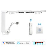 WiFi Smart Gordijn Rails | Gemotoriseerde Rail voor alle Gordijn Types | Slimme Automatische Gordijnrails | Voice Control met Google Assistant en Amazon Alexa WiFi Smart Gordijn Rails | Gemotoriseerde Rail voor alle Gordijn Types | Slimme Automatische Gordijnrails | Voice Control met Google Assistant en Amazon Alexa
