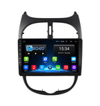 Navigatie radio Peugeot 206 2001-2008, Android, Apple Carplay, 9 inch scherm, GPS, Wifi, Mirror link, Bluetooth Navigatie radio Peugeot 206 2001-2008, Android, Apple Carplay, 9 inch scherm, GPS, Wifi, Mirror link, Bluetooth