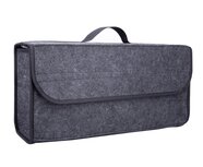 XL Kofferbak Organiser met Klittenband - Auto Opbergtas - Kofferbak tas - Kofferbak Opbergbox - 20,4 Liter - Grijs XL Kofferbak Organiser met Klittenband - Auto Opbergtas - Kofferbak tas - Kofferbak Opbergbox - 20,4 Liter - Grijs