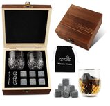 Luxe Whiskey Giftset - Whiskey Glazen met Whiskey Stenen - Whiskey Cadeau Set - Incl 2 Whiskey Glazen Whiskey Stones en Luxe Box Luxe Whiskey Giftset - Whiskey Glazen met Whiskey Stenen - Whiskey Cadeau Set - Incl 2 Whiskey Glazen Whiskey Stones en Luxe Box