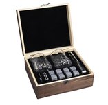Luxe Whiskey Giftset - Whiskey Glazen met Whiskey Stenen - Whiskey Cadeau Set - Incl 2 Whiskey Glazen 8 Whiskey Stones 1 Tang 2 Onderzetters en Luxe Box - 14 delig Luxe Whiskey Giftset - Whiskey Glazen met Whiskey Stenen - Whiskey Cadeau Set - Incl 2 Whiskey Glazen 8 Whiskey Stones 1 Tang 2 Onderzetters en Luxe Box - 14 delig