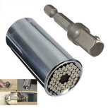 Gator Grip | Universele Doppenset | Dopsleutel |7mm to 19mm in 1 |Hoge Kwaliteit|incl. Verloopstuk voor Boormachine Gator Grip | Universele Doppenset | Dopsleutel |7mm to 19mm in 1 |Hoge Kwaliteit|incl. Verloopstuk voor Boormachine
