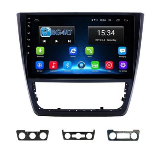 Navigatie radio Skoda Yeti 2009-2014, Android OS, Apple Carplay, 10.1 inch scherm, GPS, Wifi, Mirror link, DAB+, Bluetooth, Can